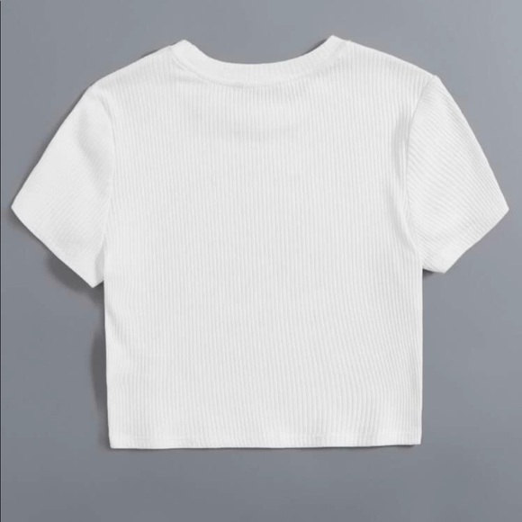 Anda Cropped Ribbed Knit Top - Picture 2 of 5